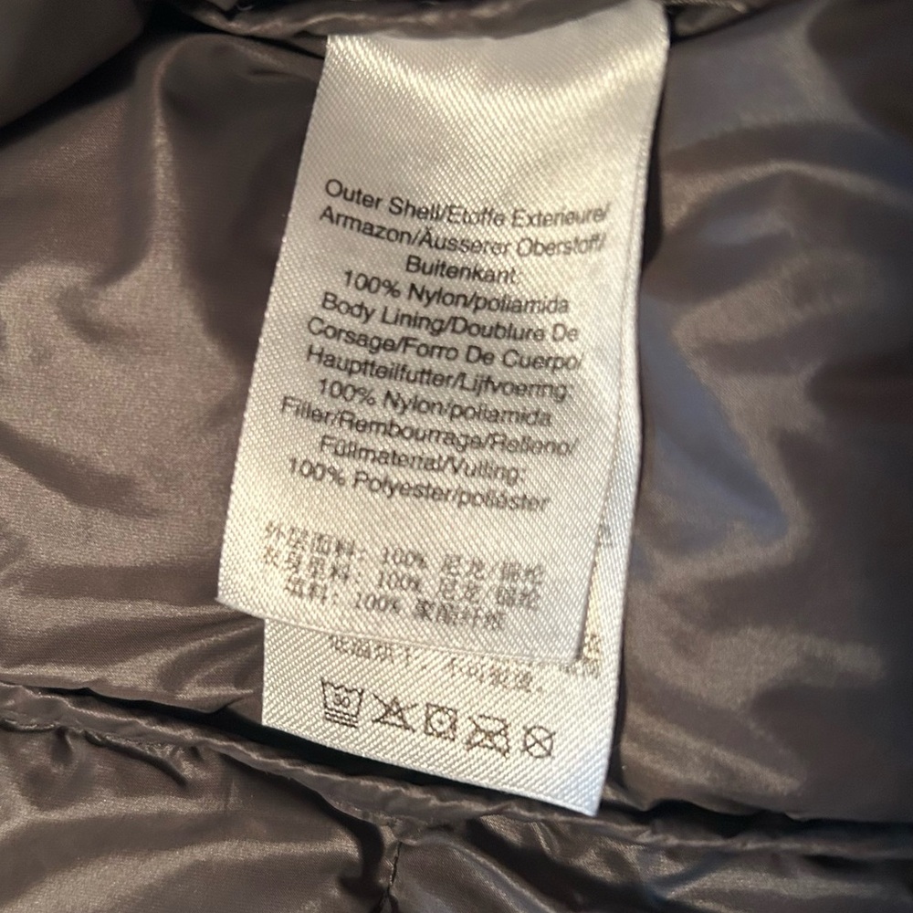Dkny Women's Packable Puffer Jacket Gray Size Small - Picture 9 of 10